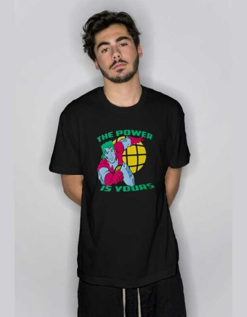 Captain Planet The Power Is Yours T Shirt