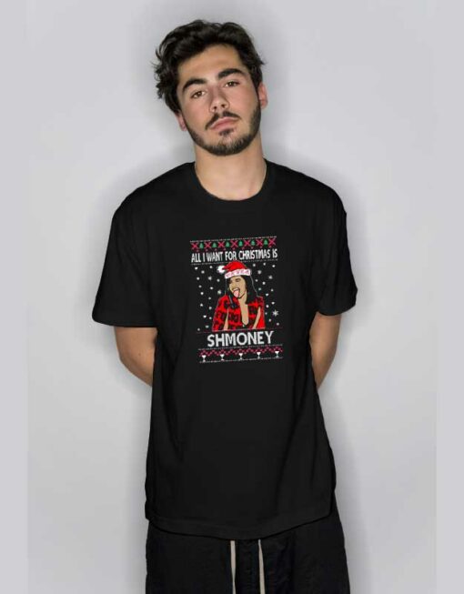 Cardi B All I Want for Christmas T Shirt