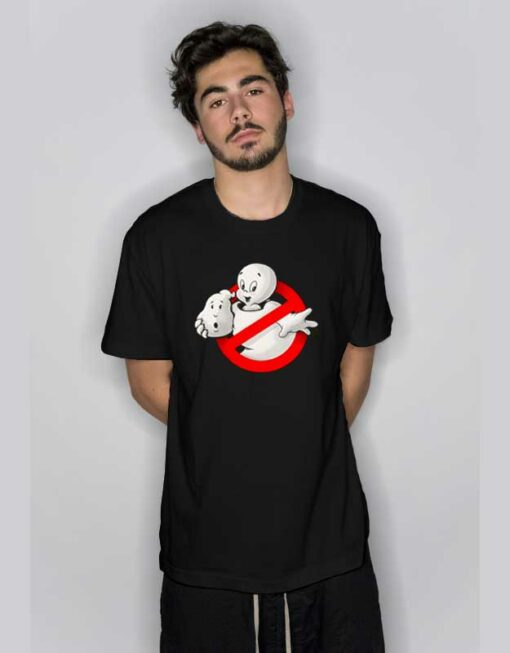 Casper Ghostbusters Parody T Shirt