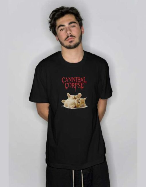 Cat Cannibal Corpse  T Shirt