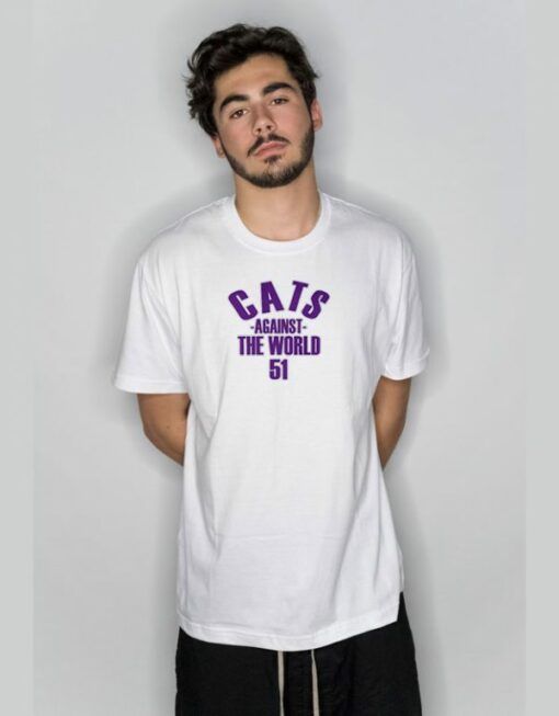 Cats Against The World 51 T-Shirt