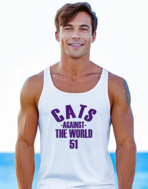 Cats Against The World 51 Tank Top