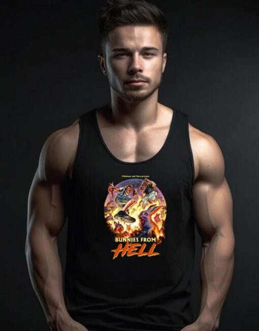 Chainsaw And Dave Present Bunnies From Hell Tank Top