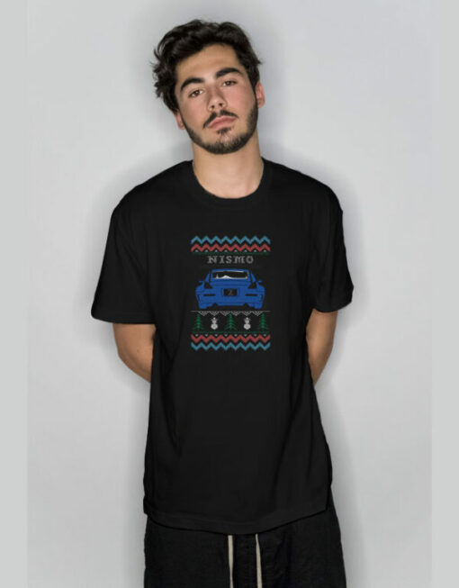 Christmas Nismo 350z Z33 Blue T-Shirt