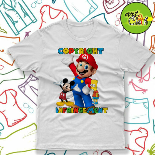 Copyright Infringement Super Mario T-Shirt