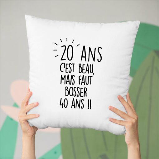 Coussin Anniversaire 20 ans