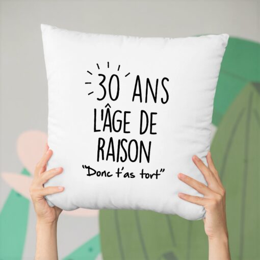 Coussin Anniversaire 30 ans