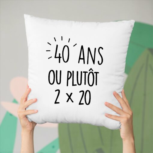 Coussin Anniversaire 40 ans