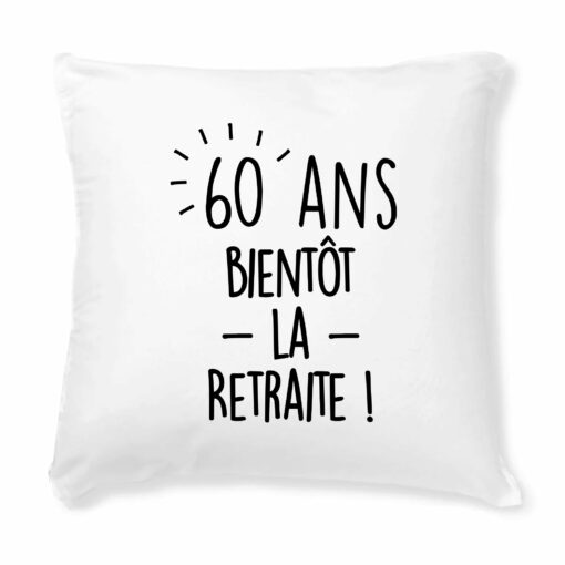 Coussin Anniversaire 60 ans