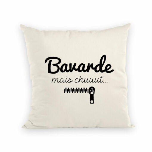 Coussin Bavarde mais chut