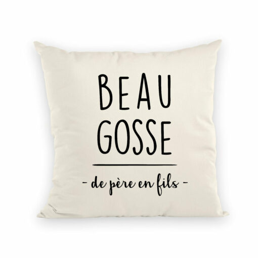 Coussin Beau gosse de pere en fils