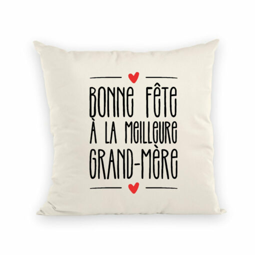 Coussin Bonne fete a la meilleure grand-mere