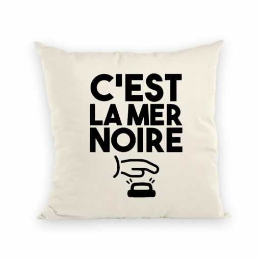 Coussin C’est la mer noire