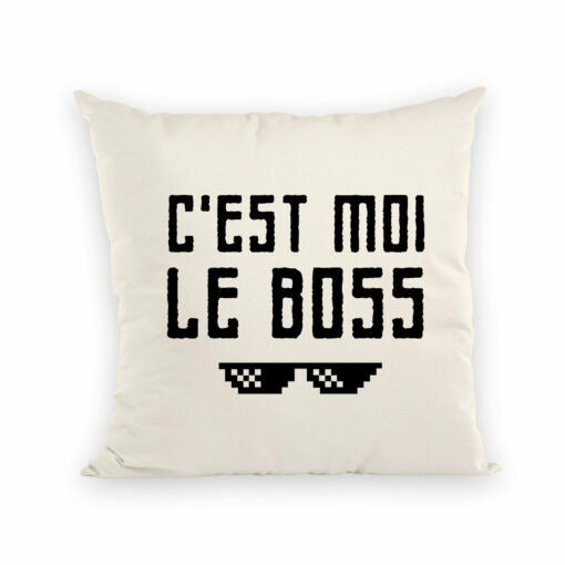 Coussin C’est moi le boss