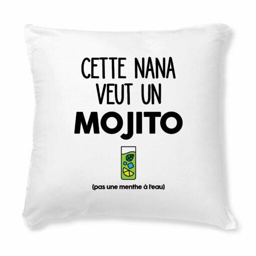 Coussin Cette nana veut un mojito