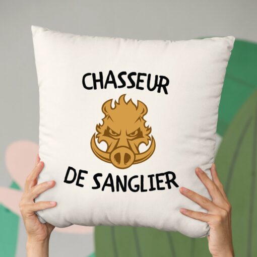 Coussin Chasseur de sanglier