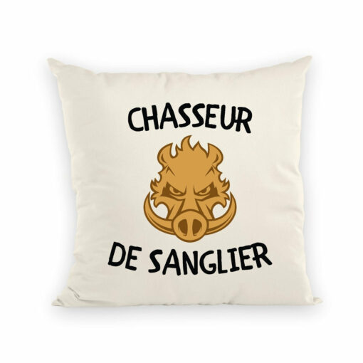 Coussin Chasseur de sanglier