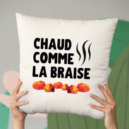 Coussin Chaud comme la braise