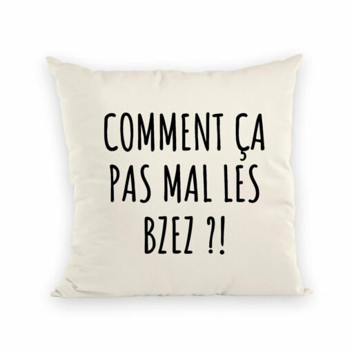 Coussin Comment ca pas mal les bzez