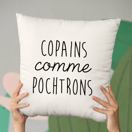 Coussin Copains comme pochtrons