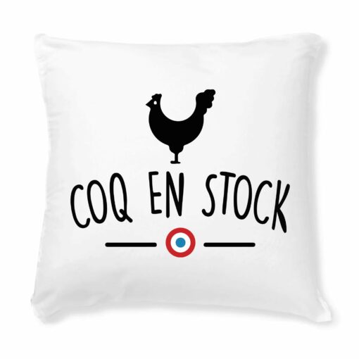 Coussin Coq en stock