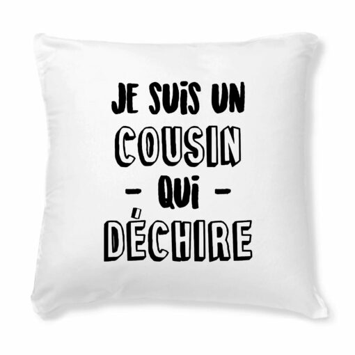 Coussin Cousin qui dechire