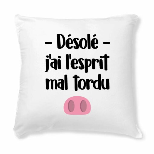 Coussin Esprit mal tordu