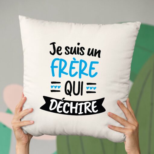 Coussin Frere qui dechire