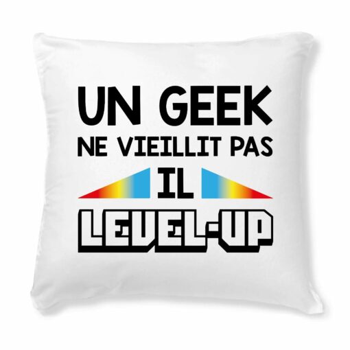 Coussin Geek level-up