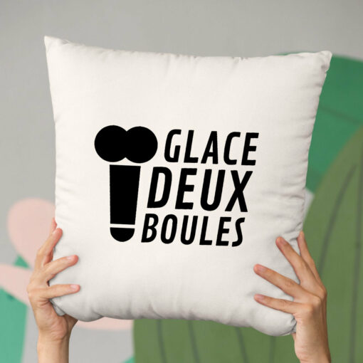 Coussin Glace deux boules