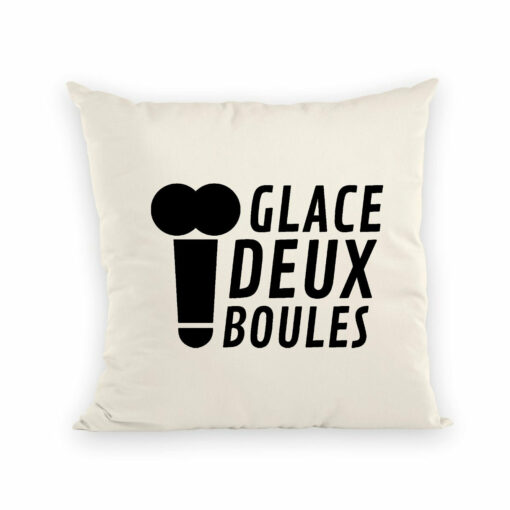 Coussin Glace deux boules