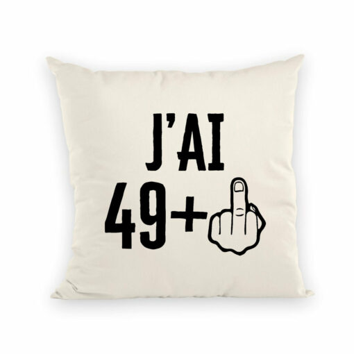 Coussin J’ai 50 ans 49 + 1