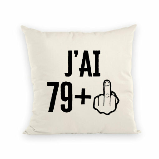 Coussin J’ai 80 ans 79 + 1