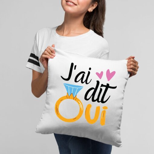 Coussin J’ai dit oui