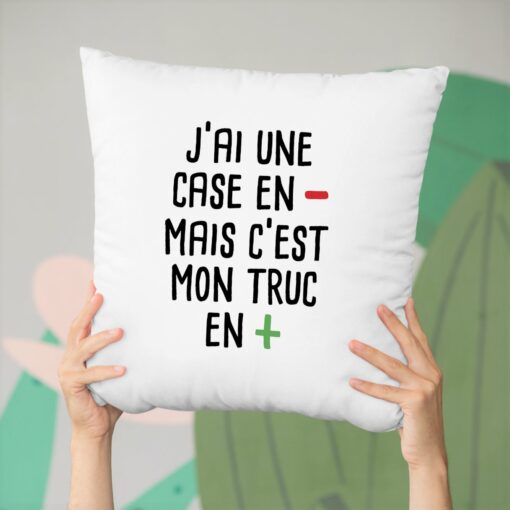 Coussin J’ai une case en moins