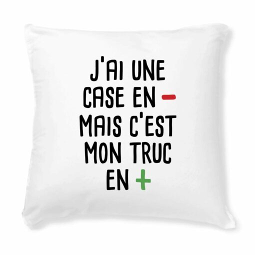 Coussin J’ai une case en moins