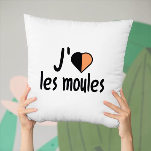 Coussin J’aime les moules