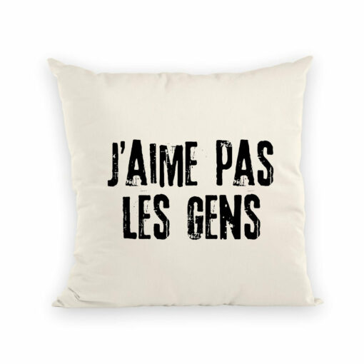 Coussin J’aime pas les gens