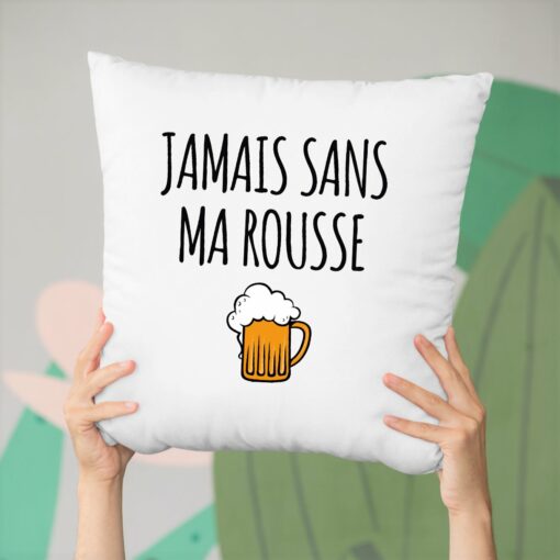 Coussin Jamais sans ma rousse