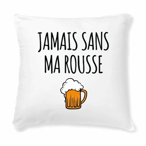 Coussin Jamais sans ma rousse