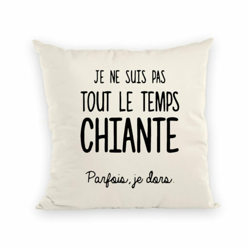 Coussin Je ne suis pas chiante