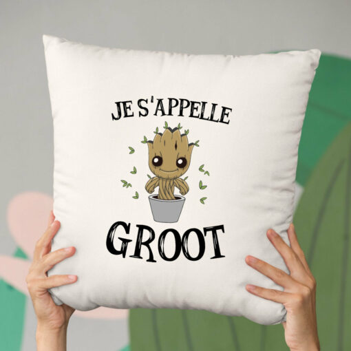 Coussin Je s’appelle Groot