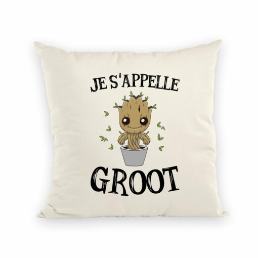 Coussin Je s’appelle Groot