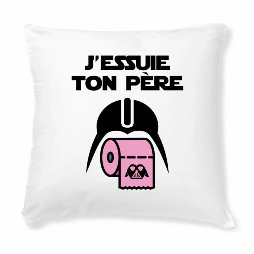 Coussin J’essuie ton pere