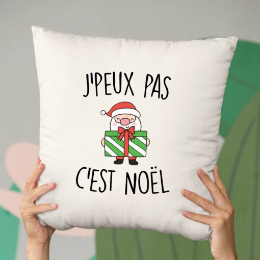 Coussin J’peux pas c’est Noel