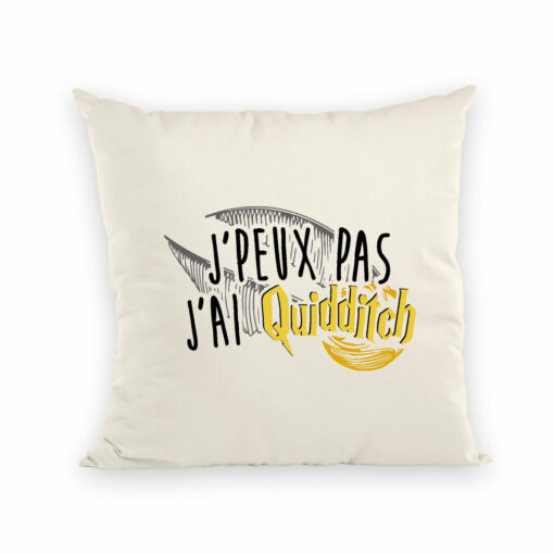 Coussin J’peux pas j’ai Quidditch