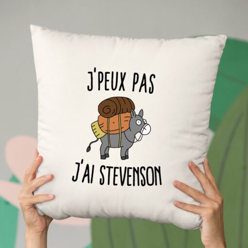 Coussin J’peux pas j’ai Stevenson