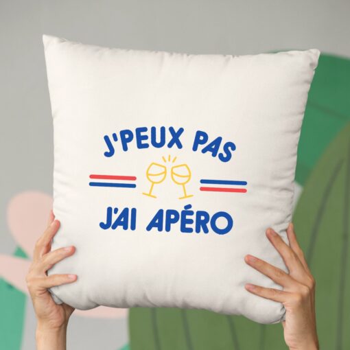 Coussin J’peux pas j’ai apero