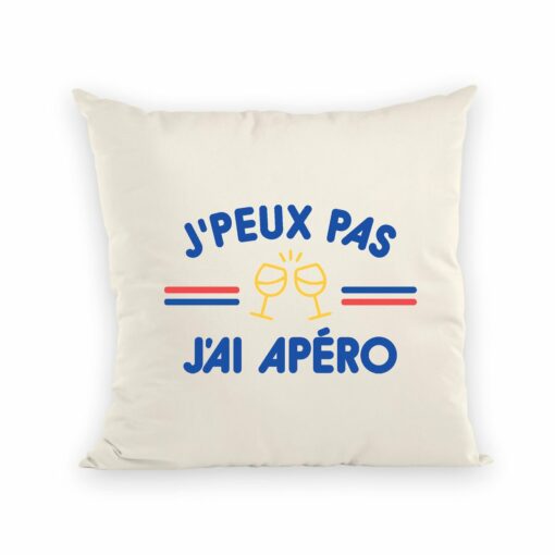 Coussin J’peux pas j’ai apero