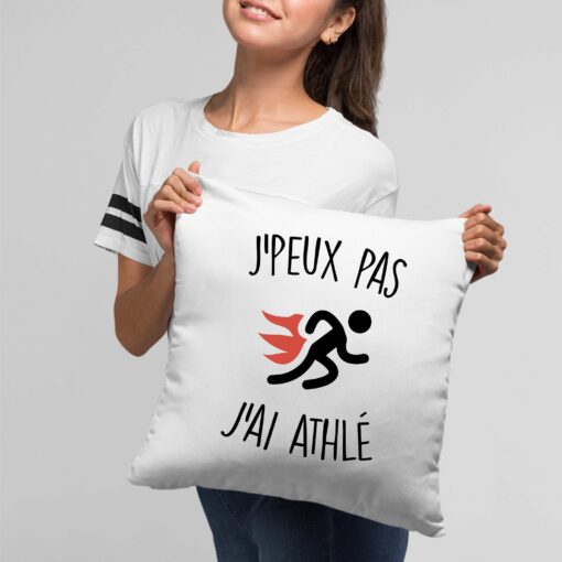 Coussin J’peux pas j’ai athle